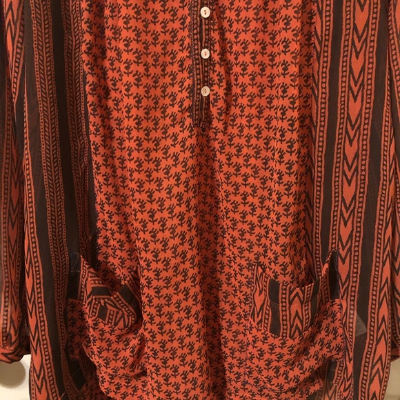 Free People Aztec tunic blouse - Picture 4 of 6